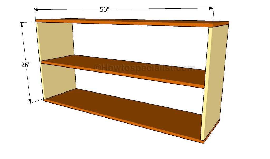 Free bookcase plans HowToSpecialist How to Build, Step by Step DIY