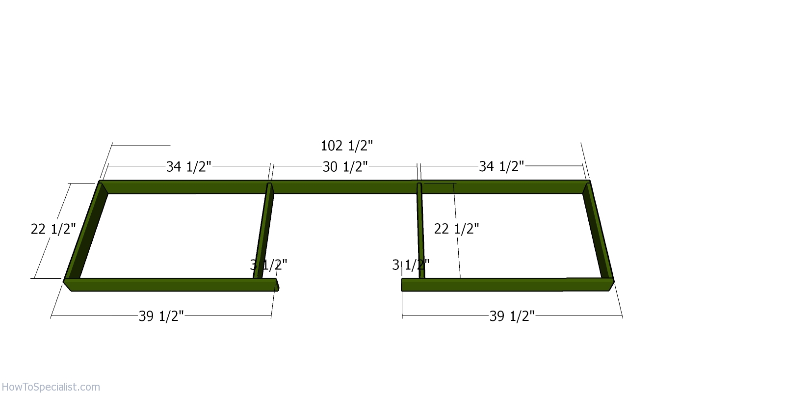Base frame HowToSpecialist How to Build, Step by Step DIY Plans