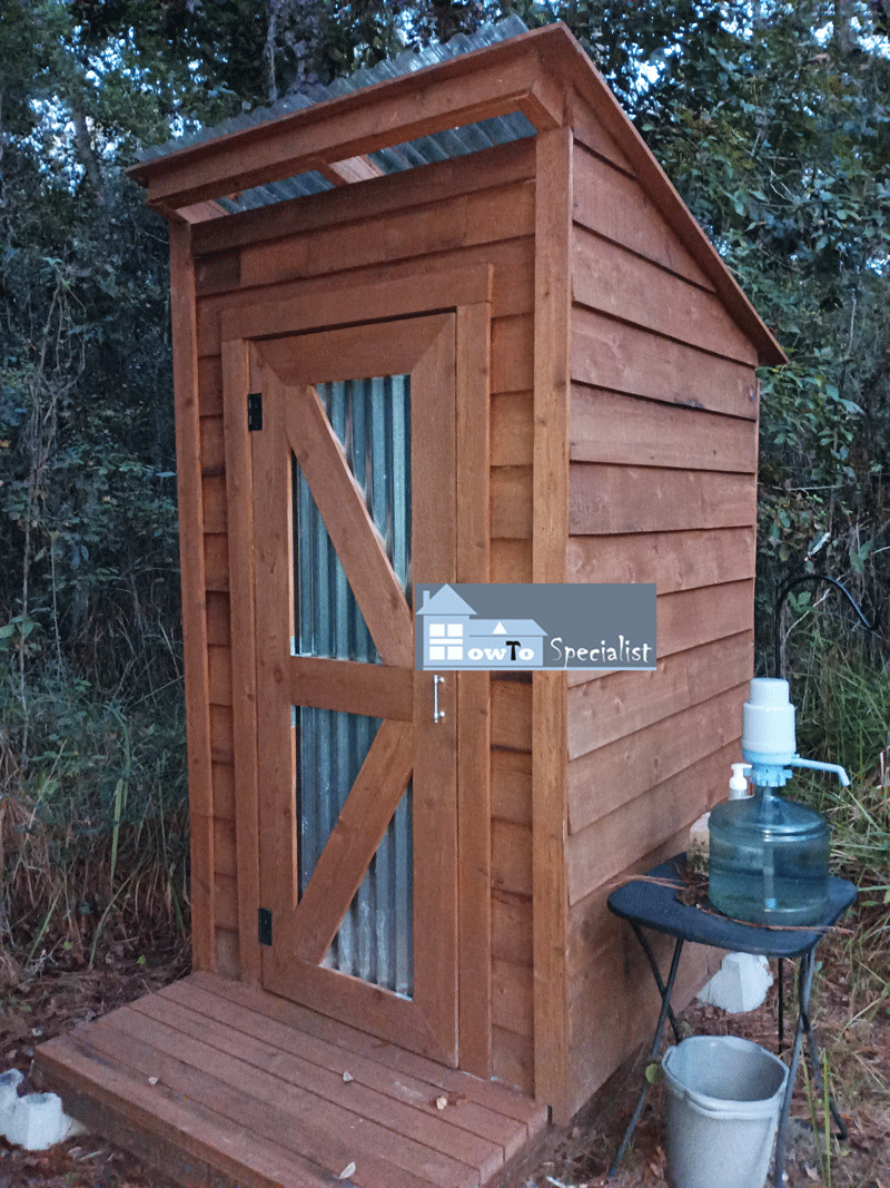 Howtobuildanouthouse HowToSpecialist How to Build, Step by Step