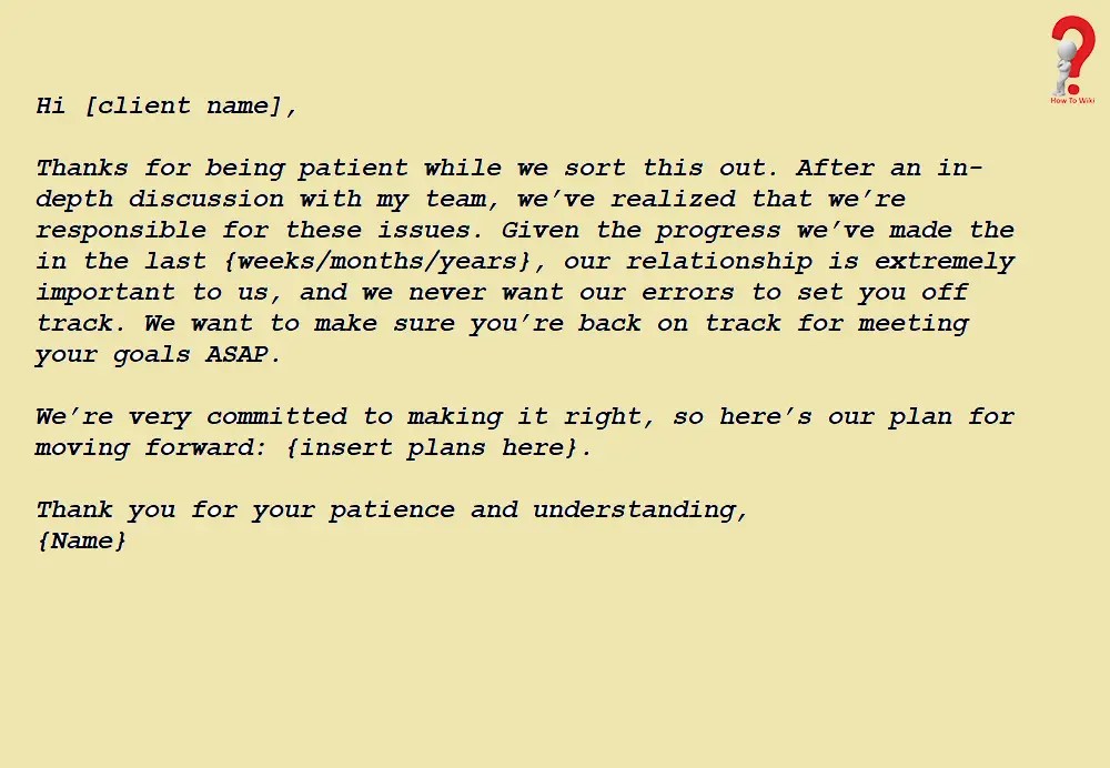How To Write Apology Letter to Customer HowToWiki