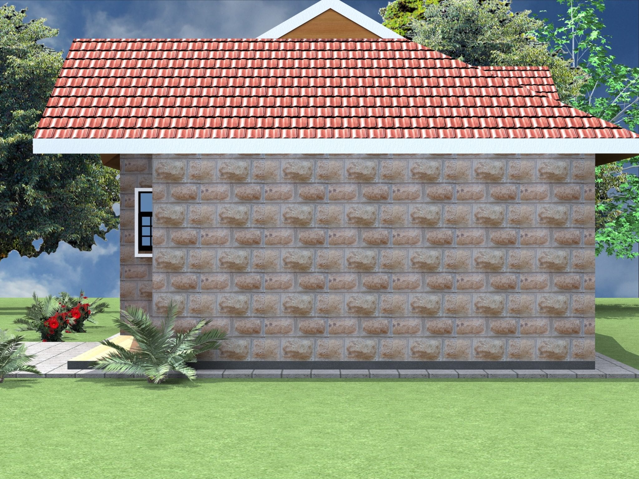 2 Bedroom House Design With Floor Plan HPD Consult