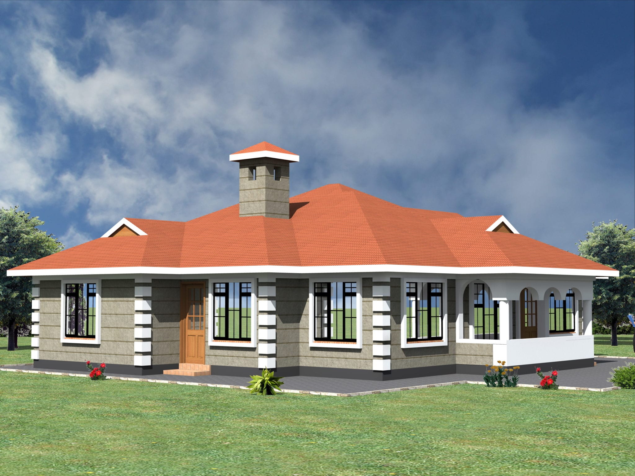 Simple 4 bedroom house plans in kenya HPD Consult
