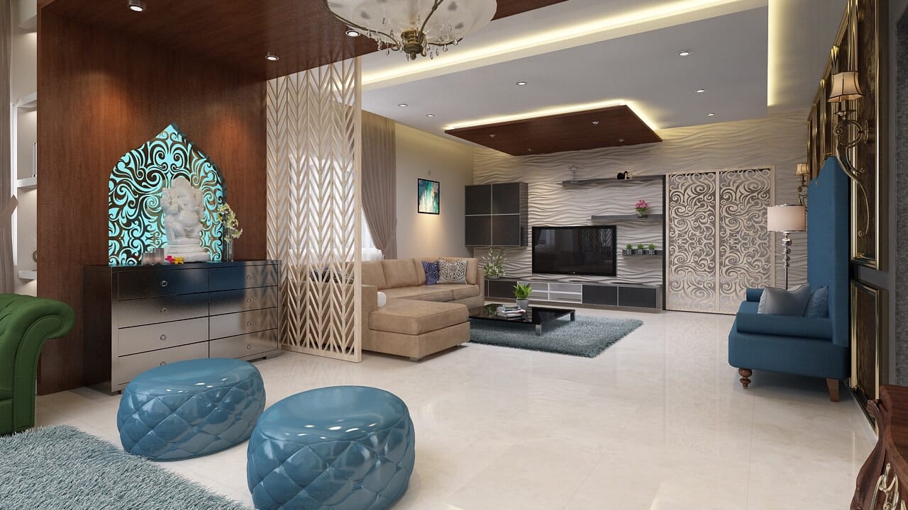 30 BEST Modern Gypsum Ceiling Designs for Living room