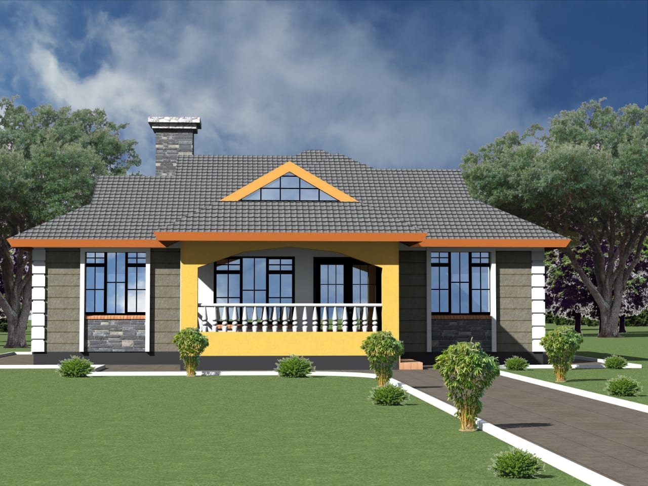 House Designs 3 Bedroom. Beautifully done[Details Here