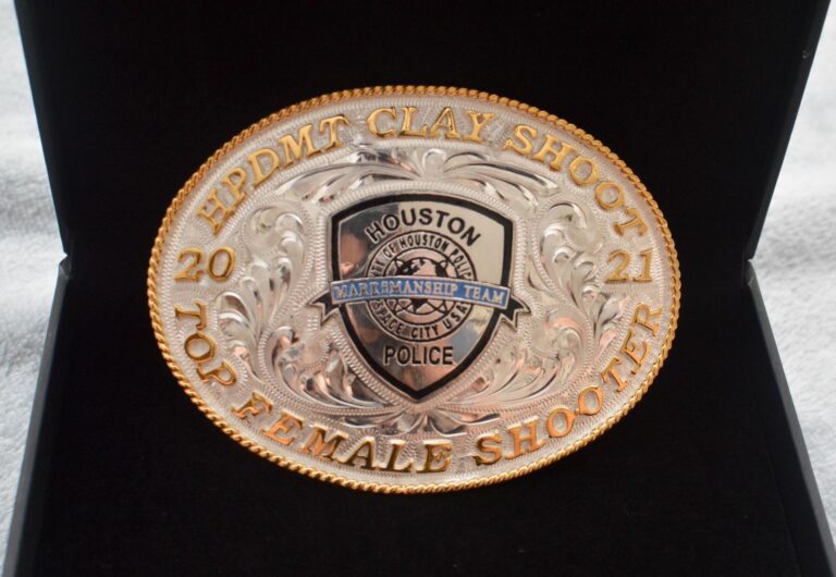 Prizes for our first annual clay shoot are in! Houston Police
