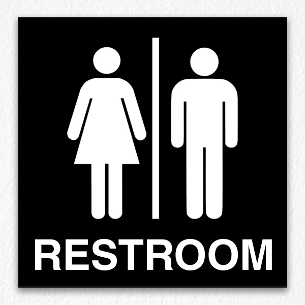 Men and Women Common Restroom Sign HPD Signs NYC