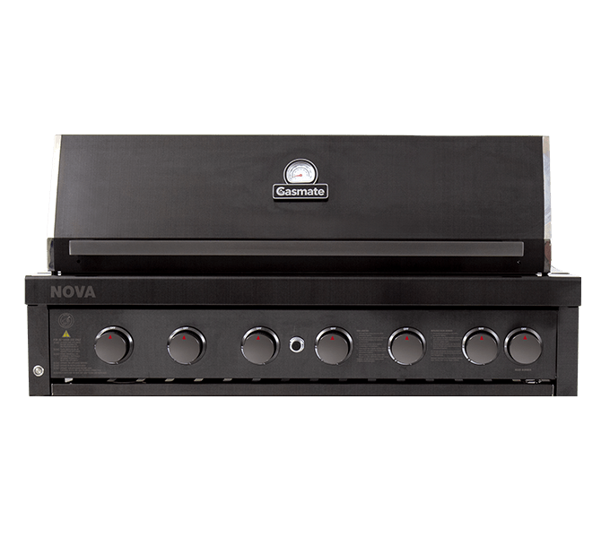 Gasmate Nova Graphite Classic Inbuilt 6 Burner BBQ HP Fire
