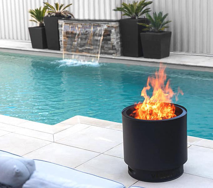 Fire Pit Black HP Fire