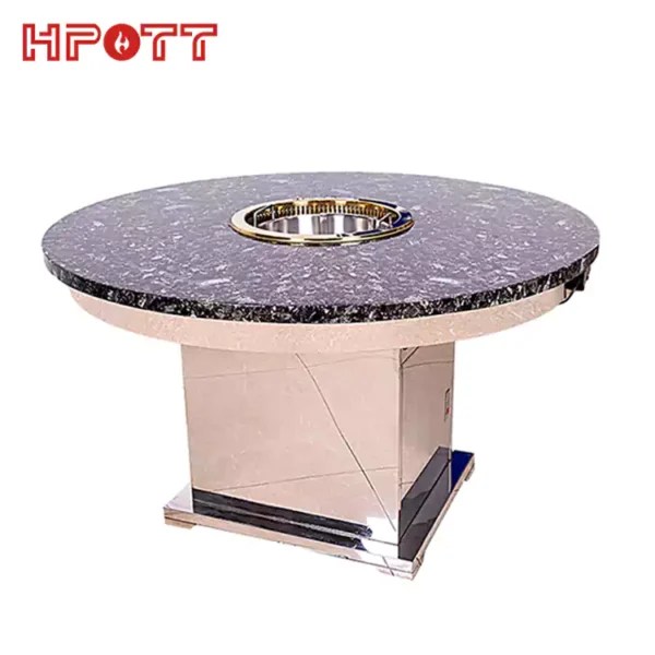 Round Hot Pot Table Restaurant Hot Pot Table For Sale HPOTT