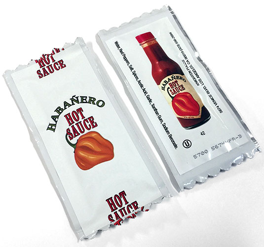 Hot Sauce Packet Hand Prop Room
