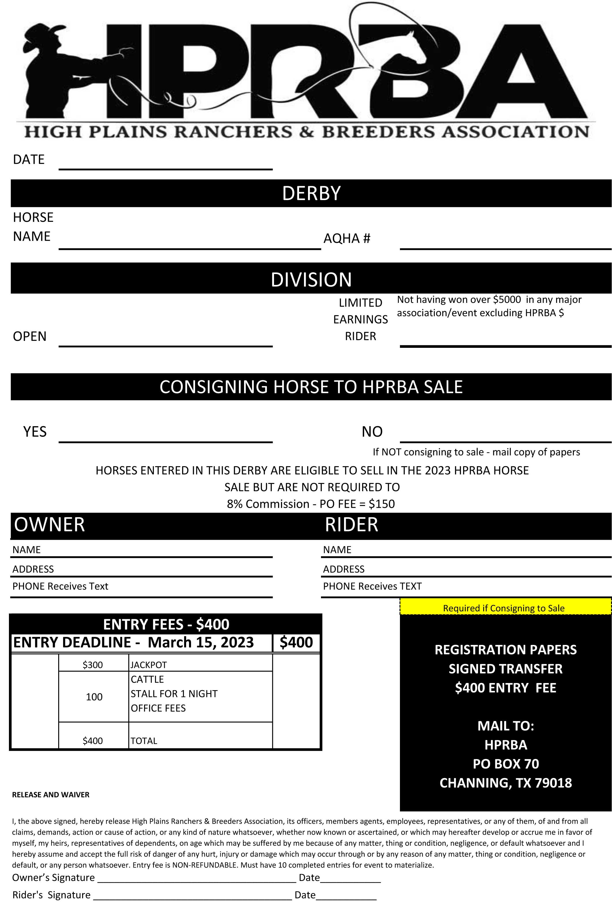 High Plains Ranchers & Breeders Association