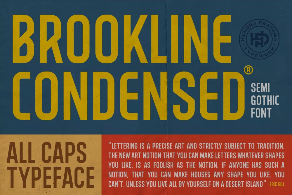 Brookline Fonts by Hendra Pratama