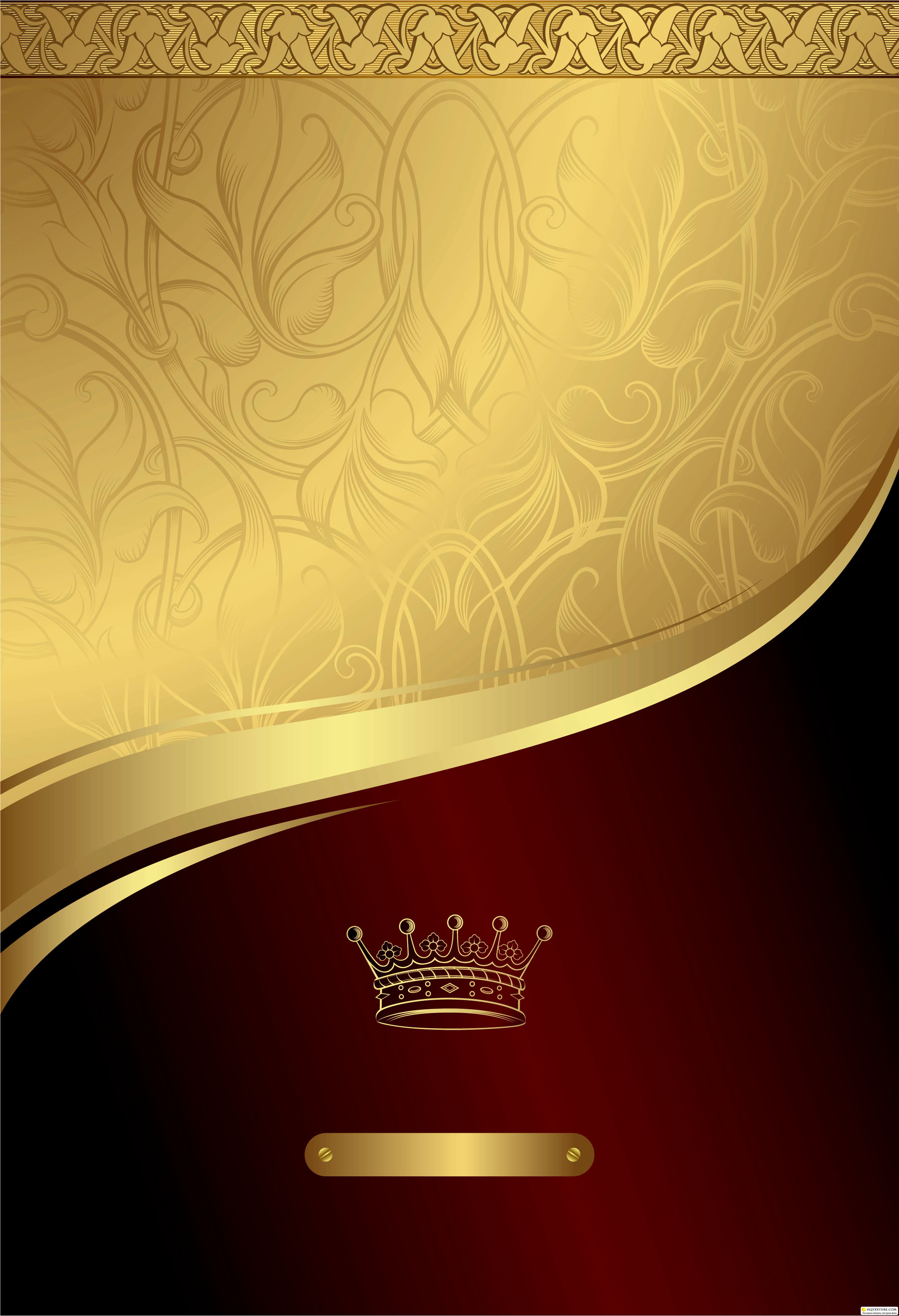 Stock Gold and Red Floral Royal Background » Векторные клипарты