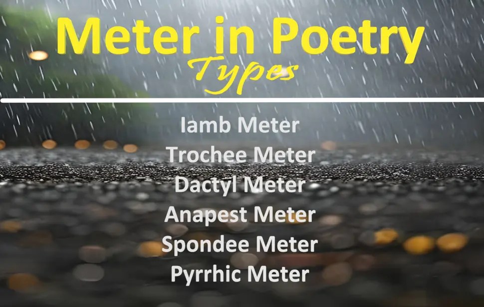Meter in Poetry Types, Usage, and Examples
