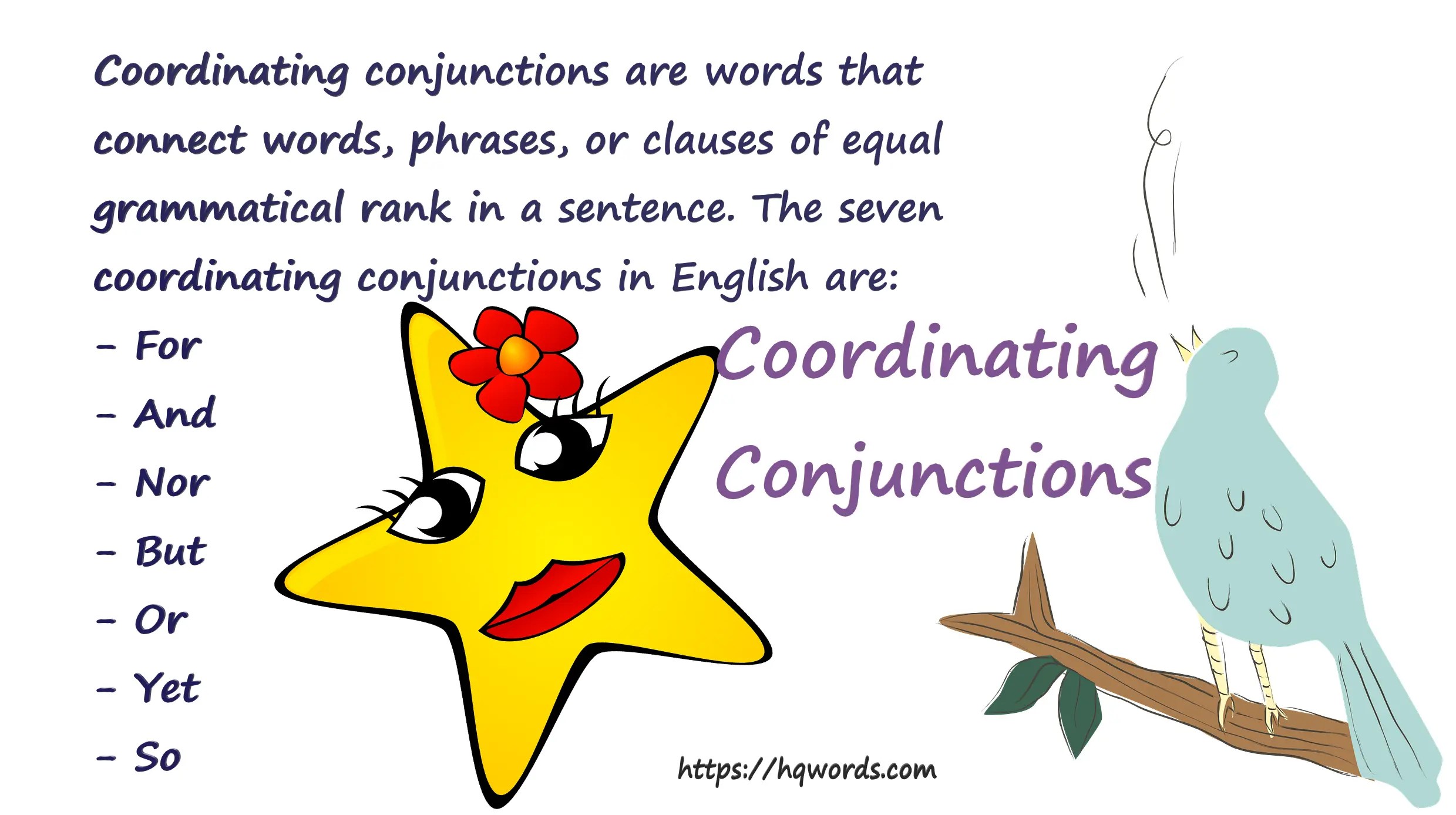 Coordinating Conjunctions: Definition, Examples, & Exercises