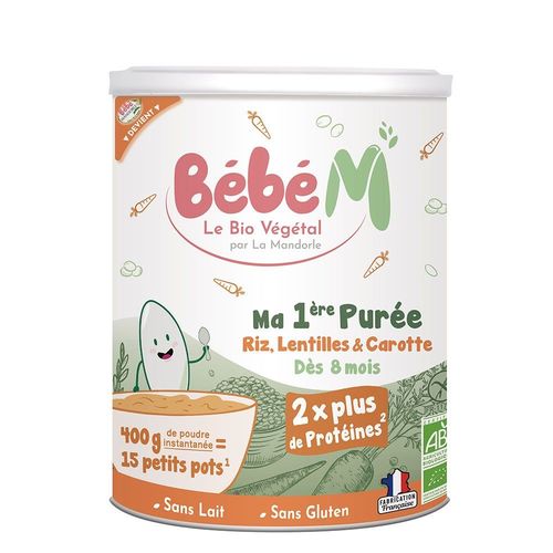 Piure de Legume cu Orez Pentru Bebelusi de la 8 luni, 400g La