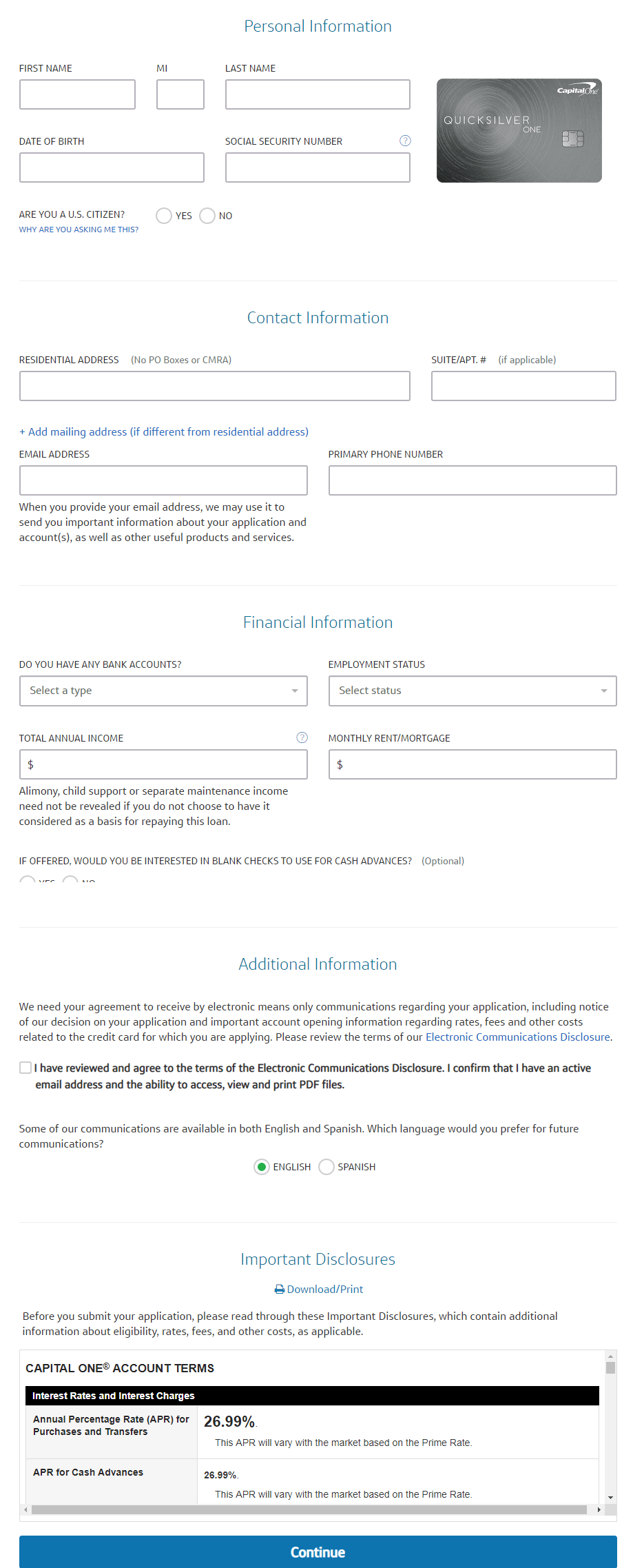 Apply And Activate Your Capital One Credit Card
