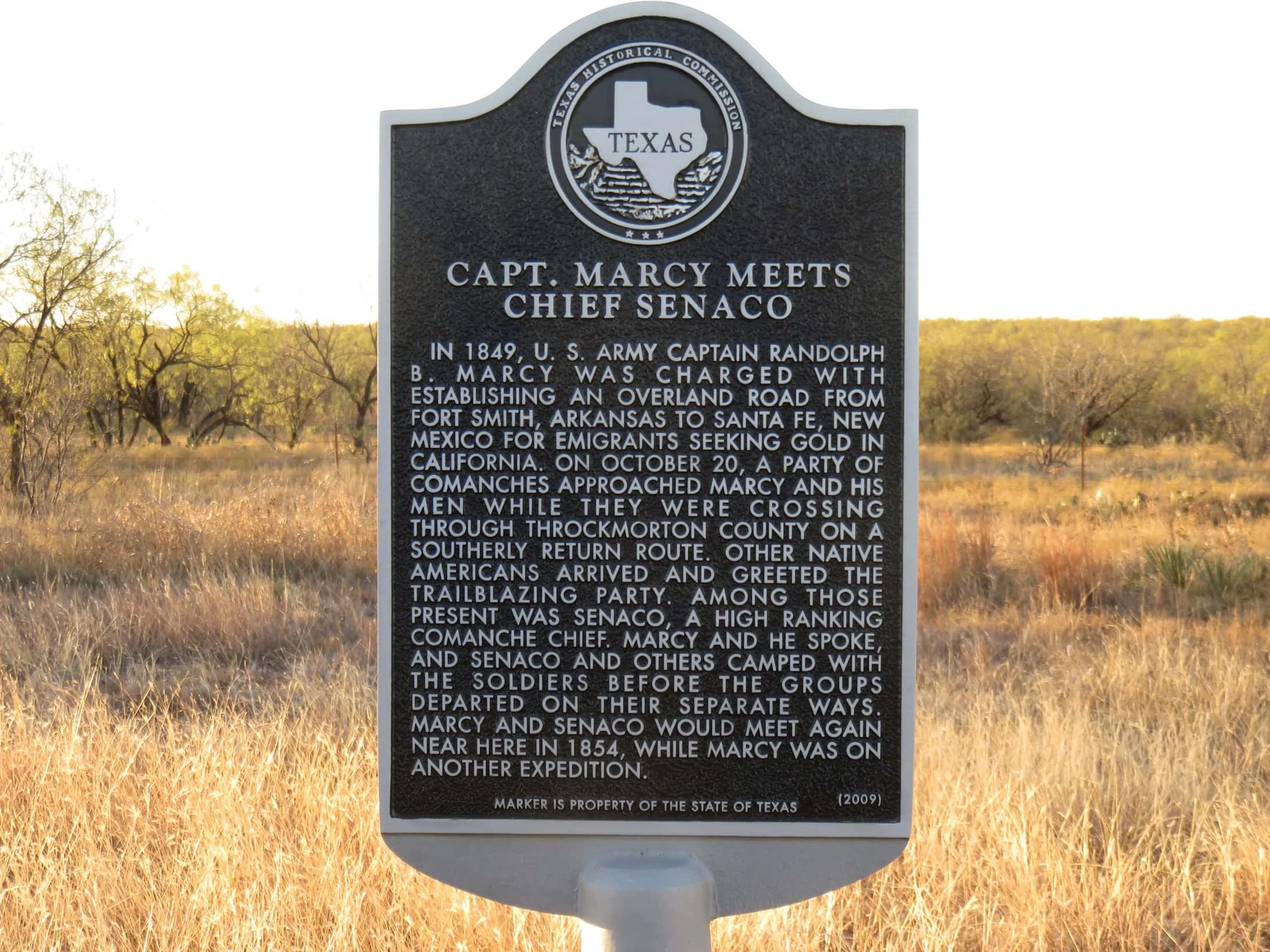 Texas Historical Commission Markers near Comanche Crest Ranch