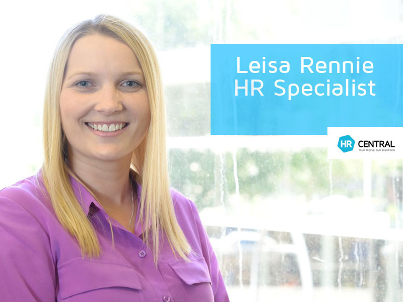Meet one of the HR Central HR Specialists Leisa Rennie HR Central
