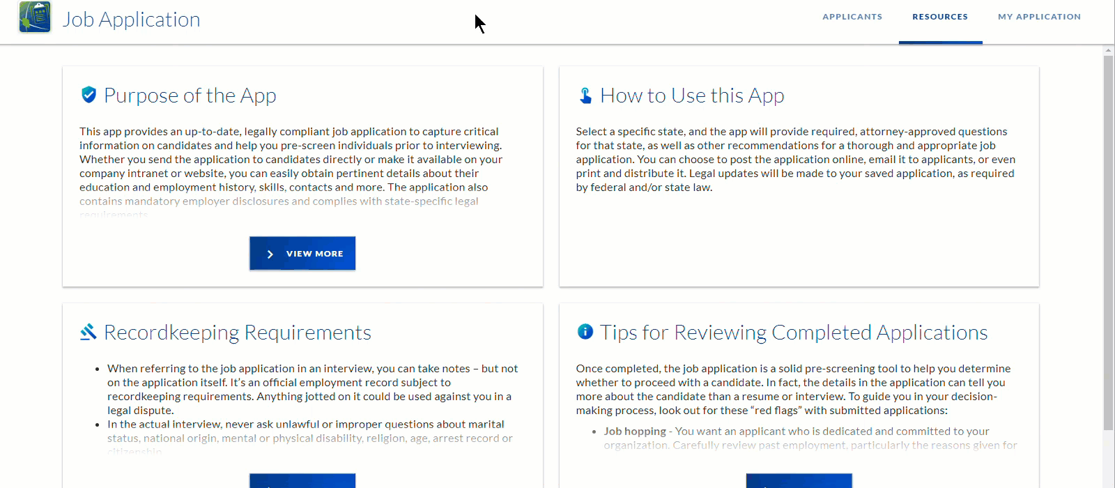 Print a Blank Job Application HRdirect Smart Apps