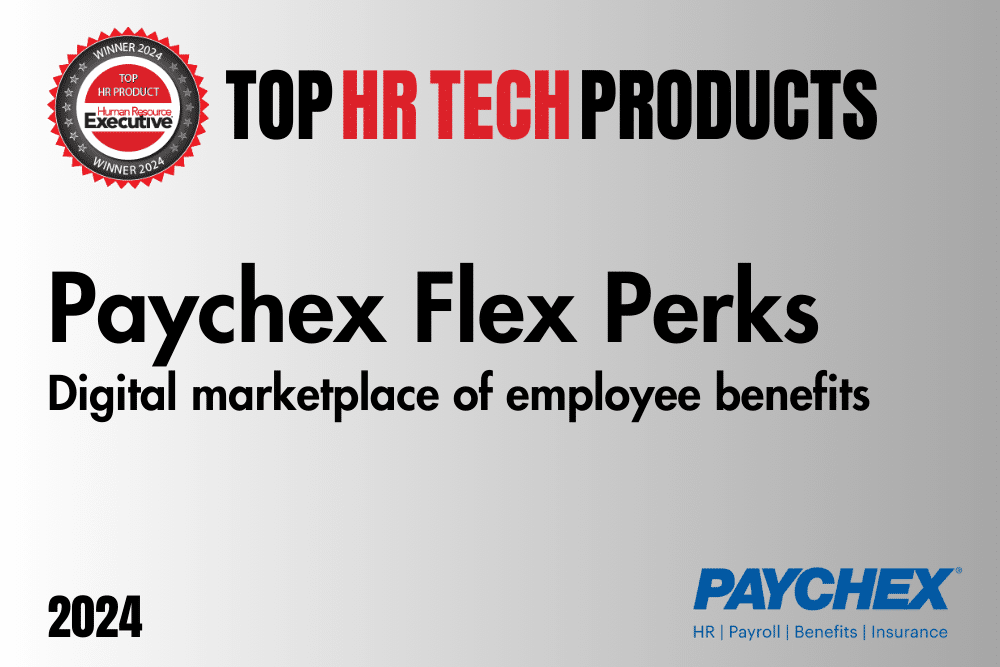 Paychex Flex Perks 2024 HR Tech Top Products