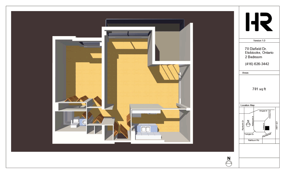 Apartment for rent at 70 Dixfield Drive H&R Property Management
