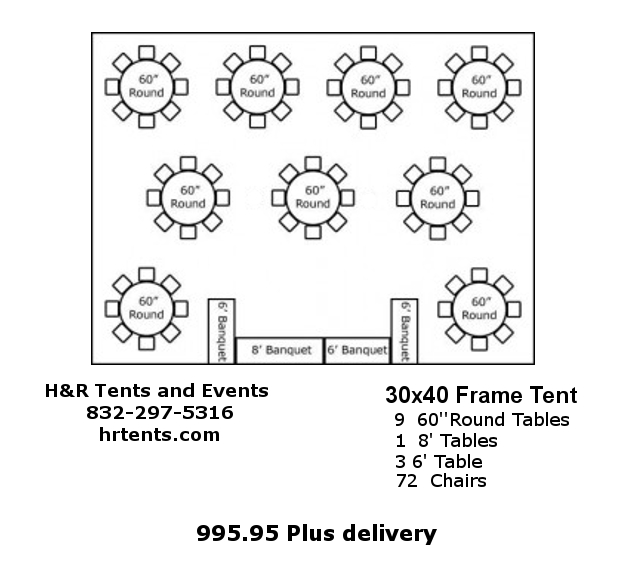 30 Wide Tent Layouts tx call the best