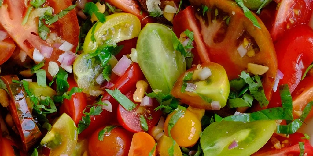 burmese tomato salad myanmar recipes