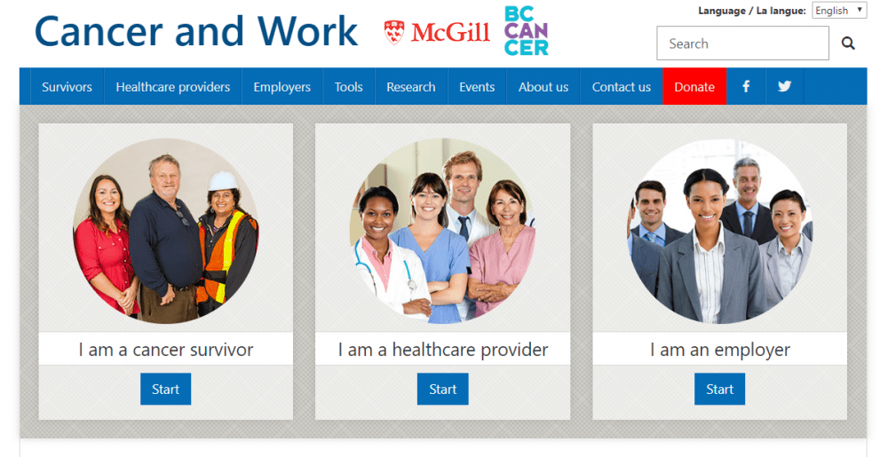 Health Sciences Association CancerAndWork.ca A new resource for