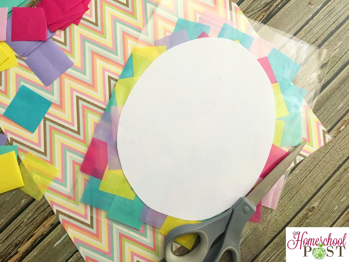 Stained Glass Easter Egg Craft The Homeschool Post