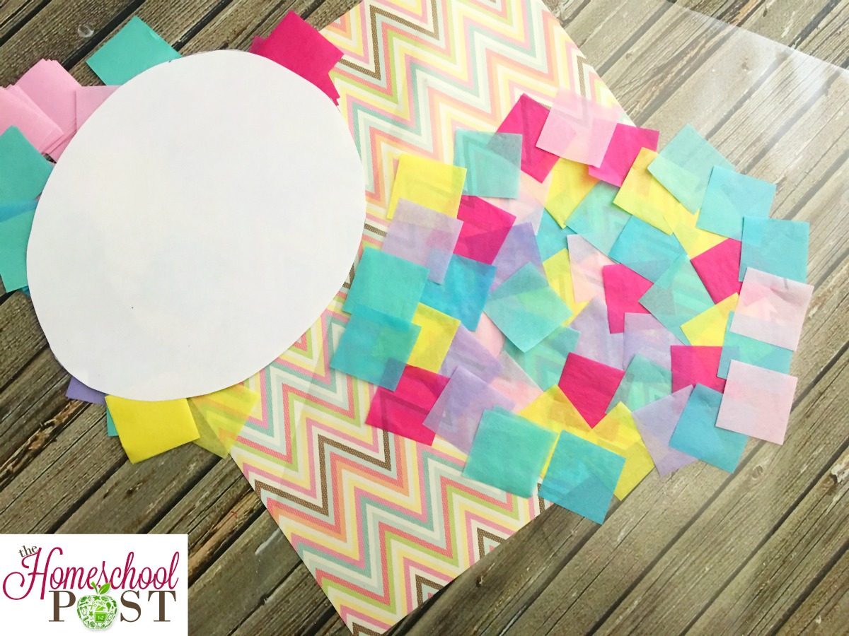 Stained Glass Easter Egg Craft The Homeschool Post