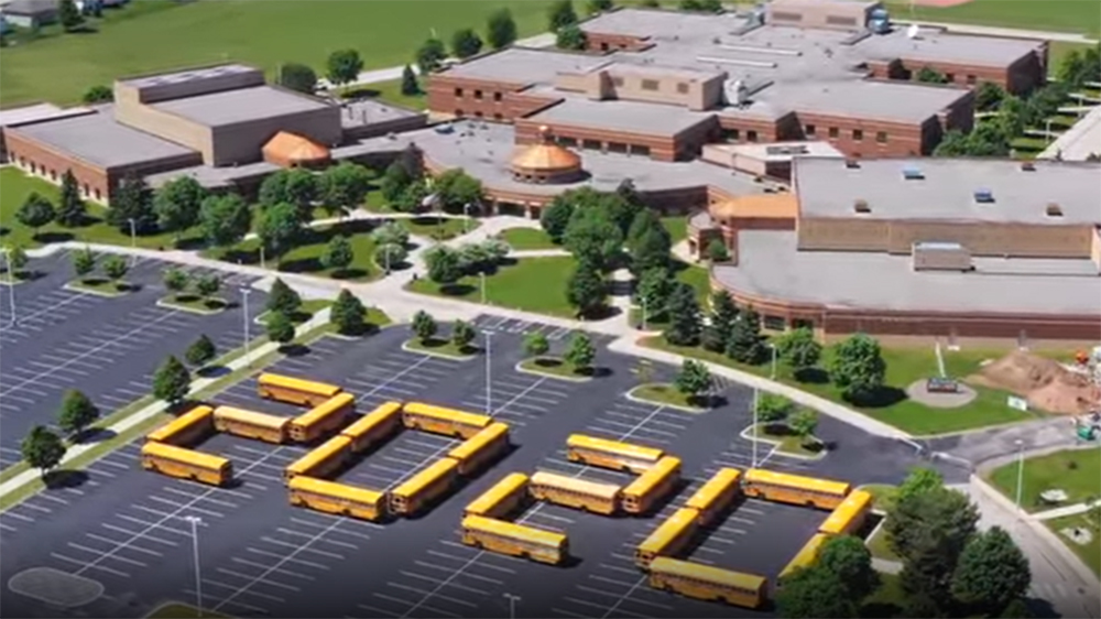 Bay Port High School Map School Wisconsin, United.