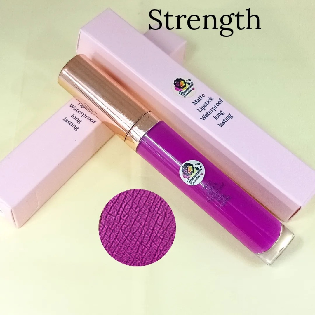 MATTE WATERPROOF LIPSTICK IN STRENGTH Heaven Sent Cosmetics