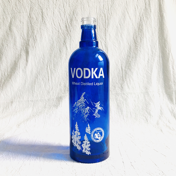 Crystal White Unique Liquor Bottle Crystal White Unique Liquor Bottle