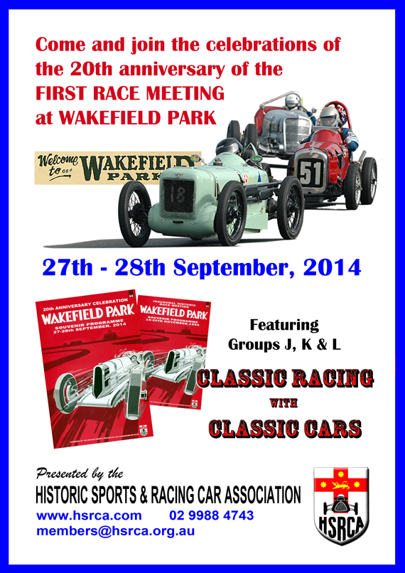 20th Anniversary of the First Race Meeting at Wakefield Park