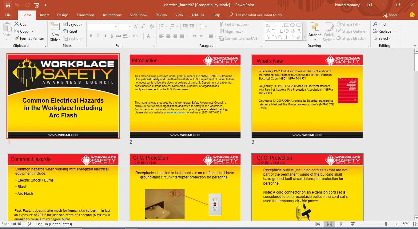 Electrical SafetyTraining Materials HSSE WORLD