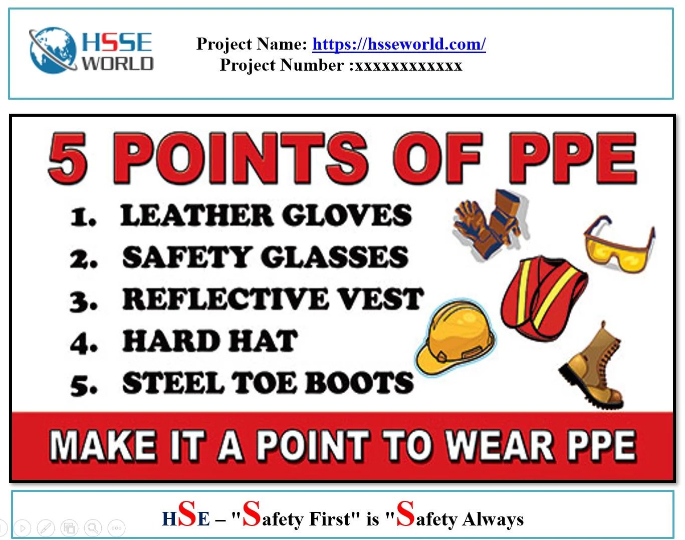 Safety banners and Posters at construction site