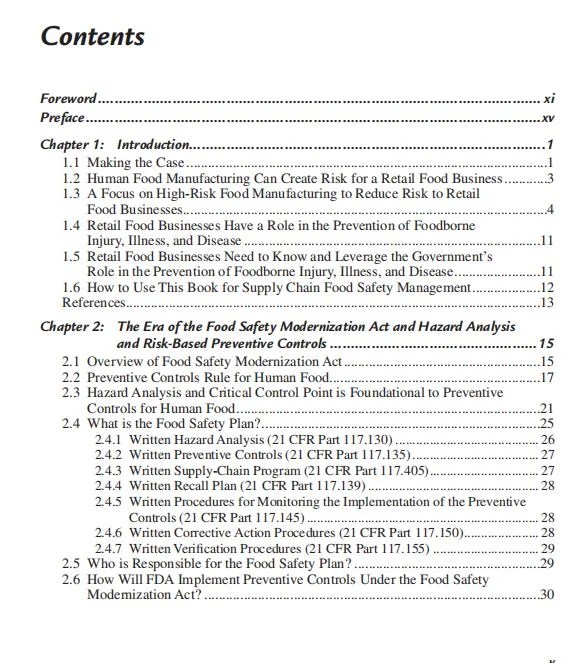 Food Safety Hazard Analysis Template