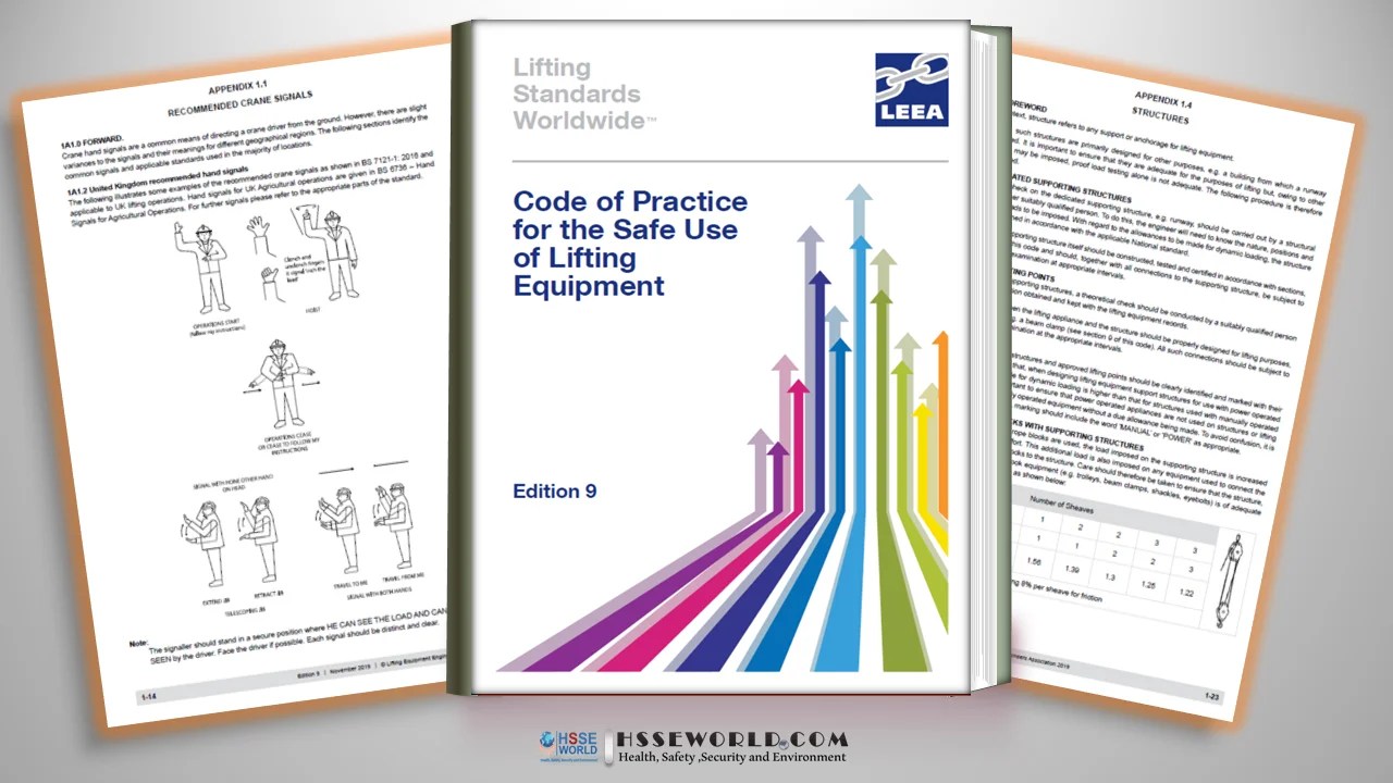 EBooks Code of Practice for the Safe Use of Lifting Equipment Edition