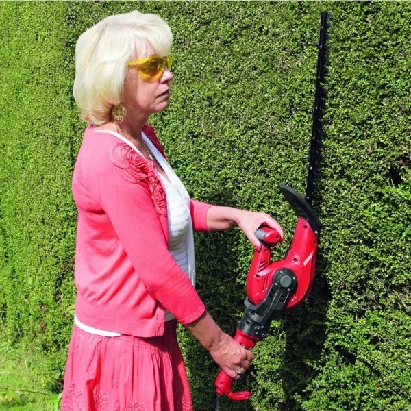 DuoTrim 9ft 2” Telescopic Hedge Trimmer • Home Shopping Selections