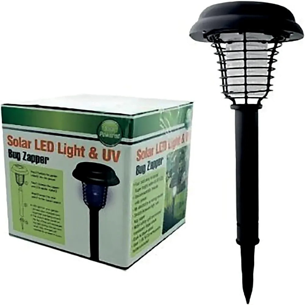 Solar LED Light + UV Bug Zapper • Home Shopping Selections