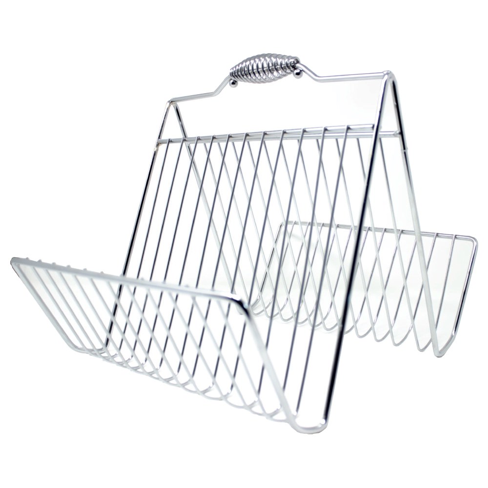 Chrome Magazine Rack • Home Shopping Selections