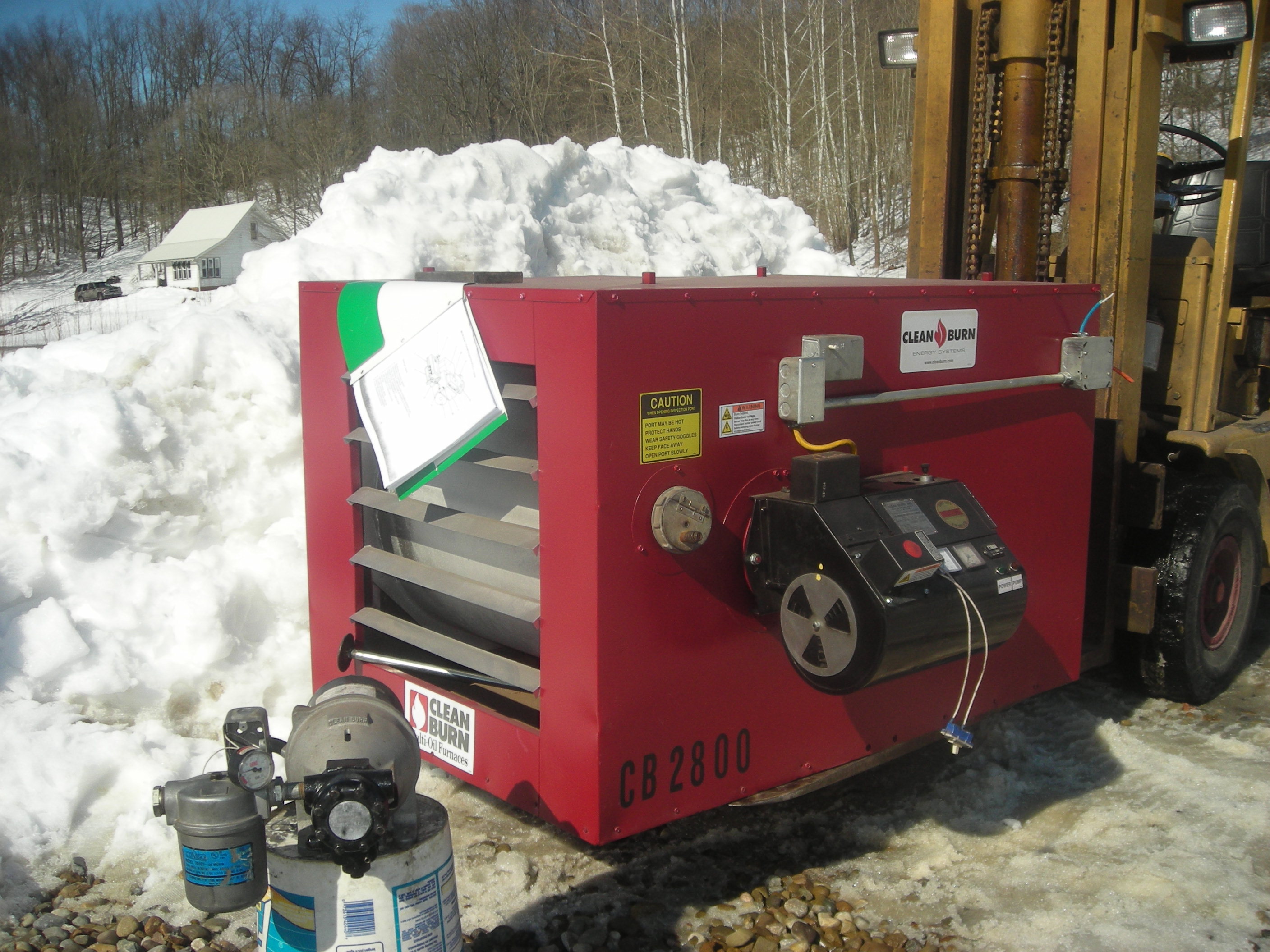 Clean Burn Waste oil Heater Furnace