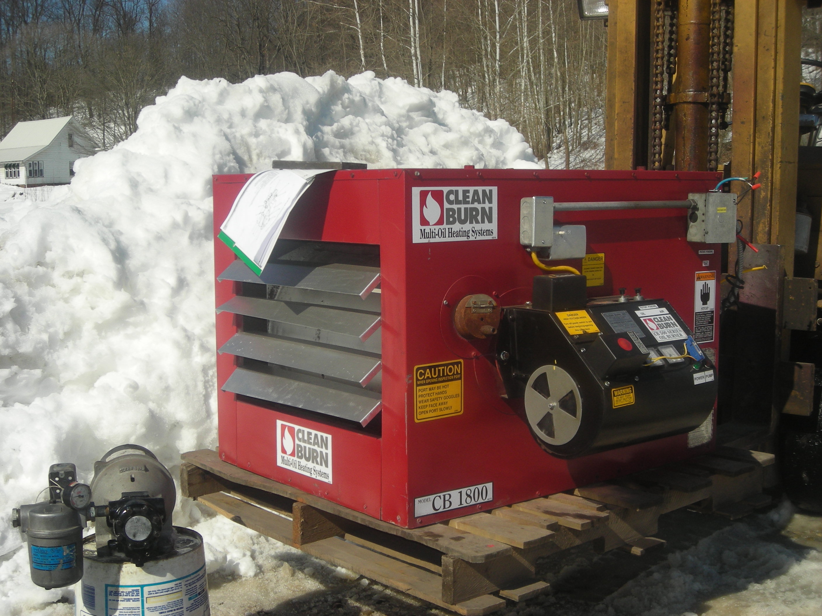 Clean Burn Waste oil Heater Furnace