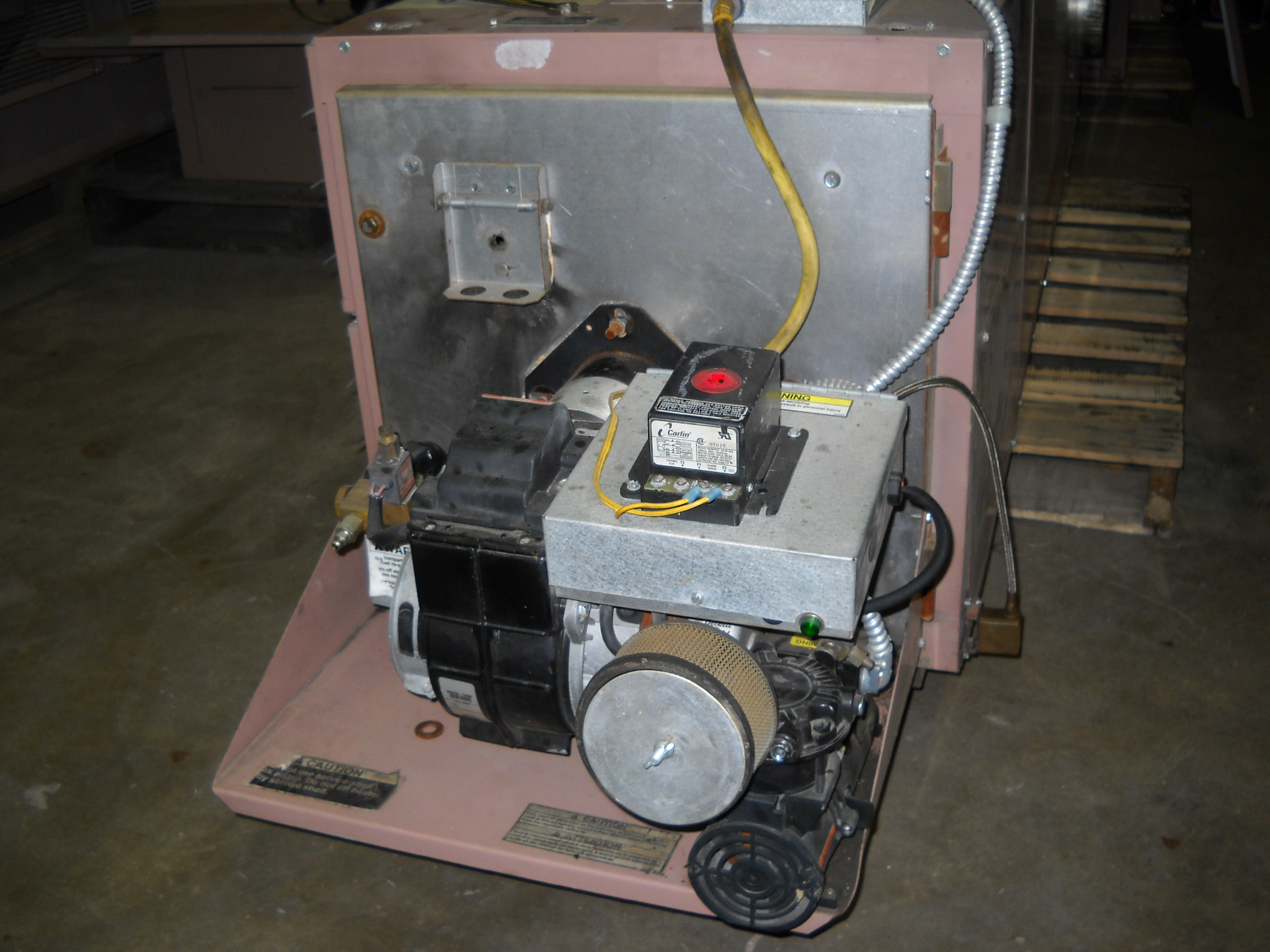 Reznor Page These waste oil heaters are equiped with air compressor
