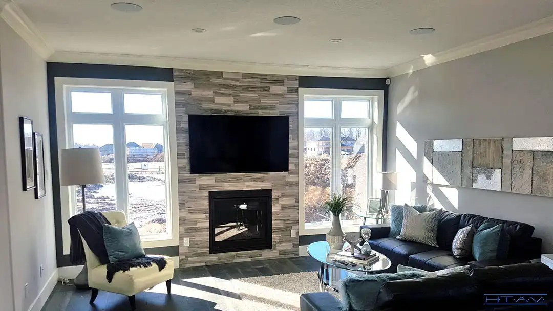 Fireplace Mounted TV Installation Gallery HTAV