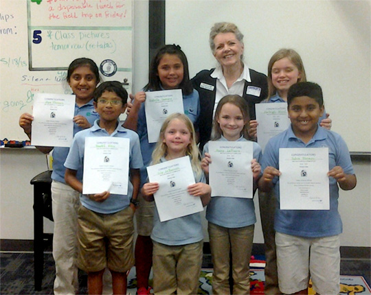 Greenville, South Carolina's Green Charter School's Finance Club