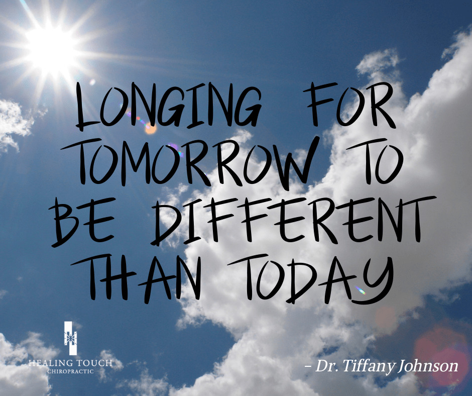 Hope = longing for tomorrow to be different than today Healing Touch
