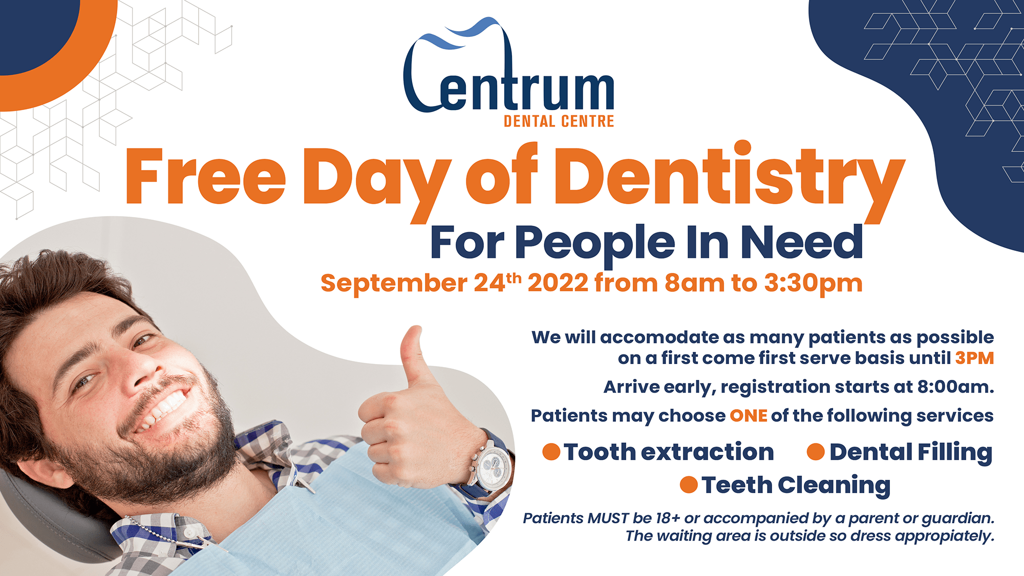 You Won't Want To Miss Free Dentistry Day Centrum Dental Centre