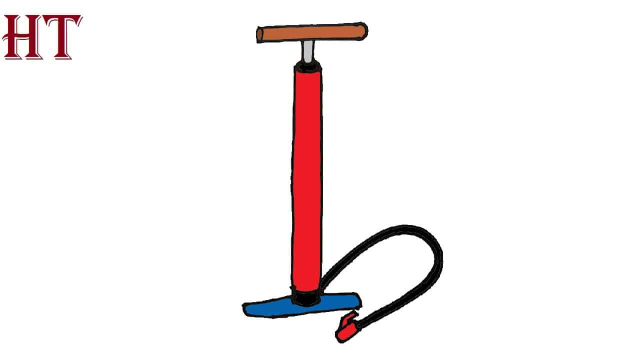 How to Draw a Pump Step by Step